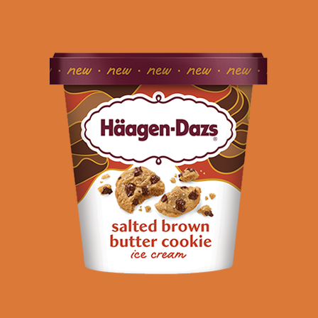 Salted Brown Butter Cookie Ice Cream 14 oz